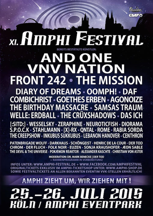 Amphi Festival 2014 Flyer