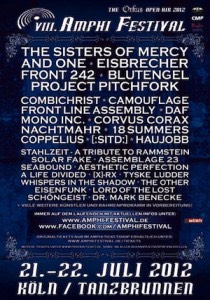 Drei weitere Bestätigungen für das Amphi Festival 2012