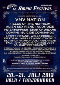 Oomph! und Faderhead für das Amphi Festival 2013 bestätigt