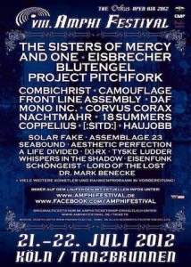 Neue Bestätigungen für das Amphi Festival 2012