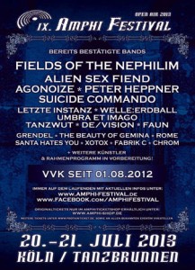 Amphi Festival 2013 Campingtickets verfügbar und Video