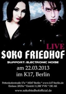 Soko Friedhof live am 22.03.2013 im K17
